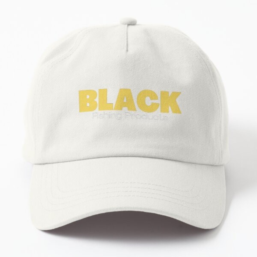 Black Summer Fishing Product Dad Hat